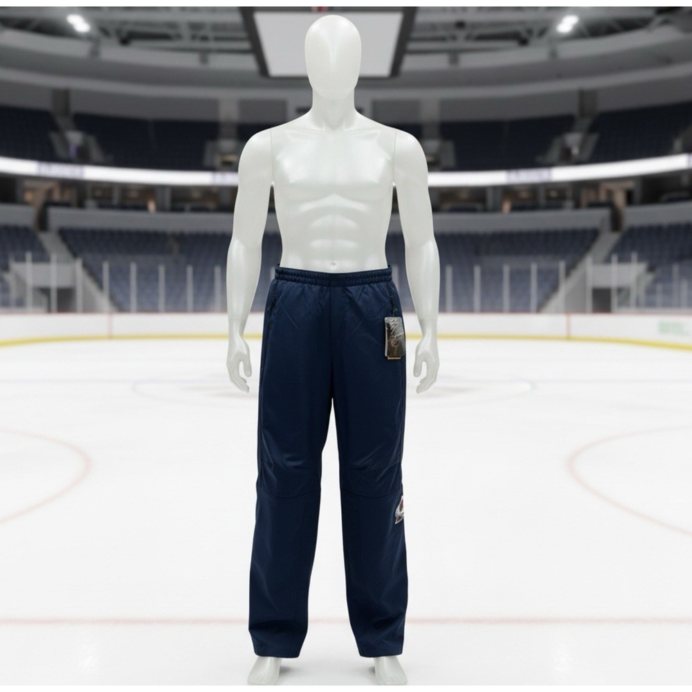 Adidas NHL Rink Pants Colorado Avalanche Warm-Up Navy Size S New Tags $100